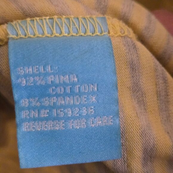 J. Mclaughlin Kosta Pima Cotton Covington Stripe 1/4 Zip Pullover Size S - Picture 7 of 8